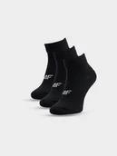 Skarpetki męskie - 4F Skarpetki długie (3-pack) męskie - czarne 43-46 - miniaturka - grafika 1