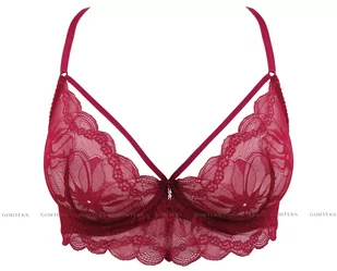 Charlize/B2 biustonosz miękki bordo (kolor jak na zdjęciu, rozmiar 70E) - Biustonosze - miniaturka - grafika 3