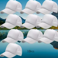 Czapki dla dzieci - TEMU 10 szt. Indywidualne, drukowane siatki do baseballu - Oddychające, ochronne przed słońcem, dopasowane dla mężczyzn i kobiet - Idealne na - miniaturka - grafika 1