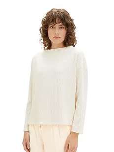 TOM TAILOR Bluza damska, 10315 - Whisper White, L - Bluzy damskie - miniaturka - grafika 1