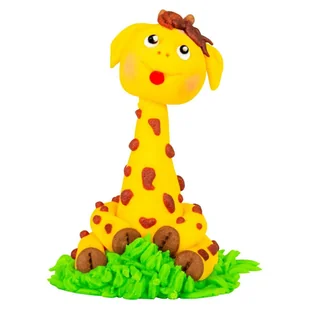FIGURKA CUKROWA WESOŁA ŻYRAFA SAFARI - Dodatki do ciast w proszku - miniaturka - grafika 1