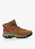 Buty trekkingowe damskie - Buty turystyczne damskie Keen Targhee IV Mid Wp - bison/beaujolais - miniaturka - grafika 1
