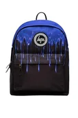 Plecaki - hype Plecaki do szkoły, domu, BTS, pracy, na weekendy, Czarny/niebieski Slime Drips, Jeden rozmiar, Casual - miniaturka - grafika 1
