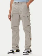 Spodnie męskie - G-Star Raw Spodnie materiałowe Core D24309-E070 Beżowy Regular Fit - miniaturka - grafika 1