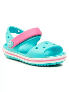 Buty dla dziewczynek - Crocs Sandały Crocband Sandal Kids 12856 Niebieski - grafika 1