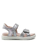 Buty dla dziewczynek - ECCO Sandały Flora 70023260077 Srebrny - miniaturka - grafika 1