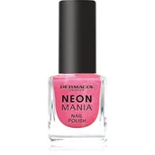 Lakiery do paznokci - Dermacol Neon Mania lakier do paznokci odcień 5 Bubblegum pink 5 ml - miniaturka - grafika 1