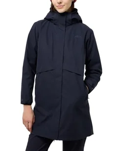 Jack Wolfskin Płaszcz damski, granatowy, XL - Płaszcze damskie - miniaturka - grafika 1