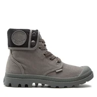 Botki męskie - Trapery Palladium Baggy 02353-029-M Szary - miniaturka - grafika 1