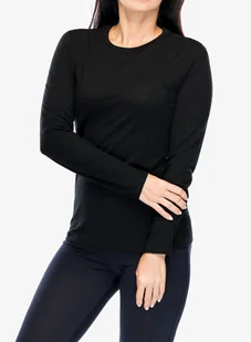 Bluzka damska z długim rękawem Icebreaker Merino 150 Tech Lite LS Tee - black - Bluzki damskie - miniaturka - grafika 1