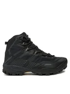 Buty trekkingowe męskie - Mammut Trekkingi 3030-05040 Czarny - miniaturka - grafika 1