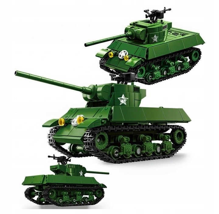 KLOCKI konstrukcyjne – niszczyciel czołgów M36 Jackson WWII 506 el (KL22)