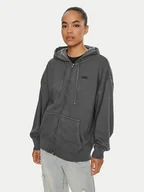 Bluzy damskie - Vans Bluza Everyday VN000GGB Czarny Oversize - miniaturka - grafika 1