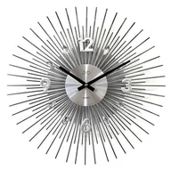 Zegary - Zegar ścienny JVD HT114.3 z kryształkami, średnica 45 cm - miniaturka - grafika 1