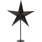 Oświetlenie świąteczne - CHRISTMAS DECORATION, LAMPKA DEKORACYJNA GWIAZDA ADWENTOWA STOJĄCA LED 45CM CZARNA - miniaturka - grafika 1