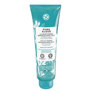 Yves Rocher Pure Algue Galaretka morska do demakijażu 3w1 150 ml - Kosmetyki do mycia twarzy - miniaturka - grafika 1