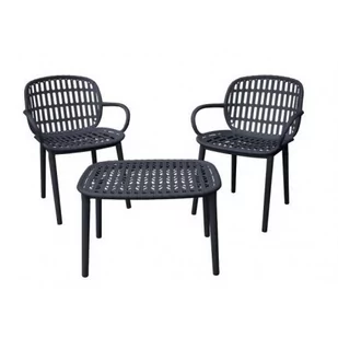 Polikoro - plastikowy zestaw sof balkonowych - Meble ogrodowe - miniaturka - grafika 1