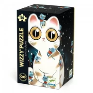 Puzzle - Puzzle Wizzy Milutkie Kotki Świecące 50 El Djeco - miniaturka - grafika 1