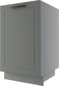 Meble kuchenne - Bergamo Szafka Dolna D1D/50 Szary Mat - miniaturka - grafika 1
