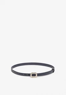 Granatowy Pasek z Geometryczną Klamrą Pitanea - Paski - miniaturka - grafika 1