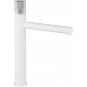 Baterie umywalkowe - Mexen Elba One Bateria Umywalkowa Biała Chrom - miniaturka - grafika 1