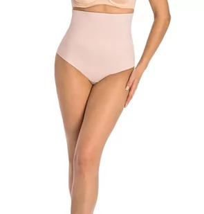 Majtki wyszczuplające brazyliany z wysokim stanem Riley beżowe, Teyli - Majtki damskie - miniaturka - grafika 1