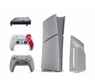 Konsole Playstation - Sony PlayStation 5 Digital Slim D Chassis PS5 1TB Edycja 30. rocznica + Dodatkowy Pad God of War Edycja 20th + Napęd - miniaturka - grafika 1