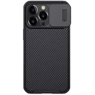 Etui i futerały do telefonów - Nillkin CamShield Pro Case pancerne etui pokrowiec osłona na aparat kamerę iPhone 13 Pro czarny - miniaturka - grafika 1