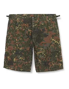 Miltec US Bermudy CO Prewash Flecktarn Czarny 902 - Odzież taktyczna i umundurowanie - miniaturka - grafika 1