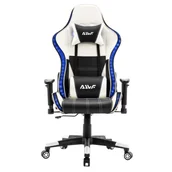 Fotele gamingowe - Fotel dla gracza gamingowy z głośnikamiz podświetlniem LED Best - miniaturka - grafika 1