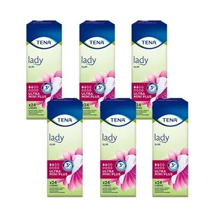 TENA Lady Slim Ultra Mini Plus Specjalistyczne wkładki, 24 sztuki. - Podpaski - miniaturka - grafika 1