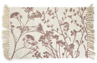 Wycieraczki - FLORAL Dywanik 60x90cm zioła, brązowy - miniaturka - grafika 1