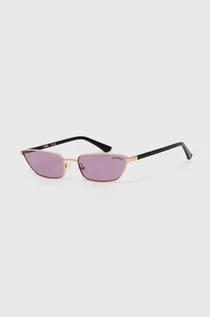Okulary przeciwsłoneczne - Guess okulary przeciwsłoneczne damskie kolor fioletowy GU8285_5728Y - grafika 1