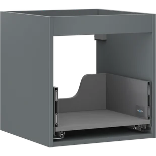 Mexen Box-A korpus szafki podumywalkowej 45 cm, 1 szuflada, grafit mat - 91AX0-0450-470-1-66 - Szafki łazienkowe - miniaturka - grafika 1