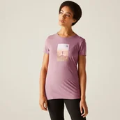 Koszulki i topy damskie - Regatta Damska koszulka Fingal Stretch Różowy, Rozmiar: 34 - miniaturka - grafika 1