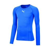 Gadżety dla kibiców - Puma męska ligi Base Layer Tee LS Shirt, niebieski, s 655920 02 - miniaturka - grafika 1