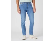 Spodnie męskie - Wrangler Texas Slim Męskie Spodnie Jeansowe Jeansy Off Shore W12Sjxz83-W38 L32 - miniaturka - grafika 1