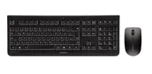 Zestawy myszka + klawiatura - CHERRY DW 3000 klawiatura Dołączona myszka Uniwersalne RF Wireless AZERTY Francuski Czarny - miniaturka - grafika 1
