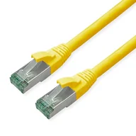Kable miedziane - ROLINE RM Cat.6A S/FTP (PiMF) 2 m kabel sieciowy Żółty - miniaturka - grafika 1