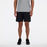 Spodenki męskie - Spodenki męskie New Balance MS41288BK  czarne - miniaturka - grafika 1