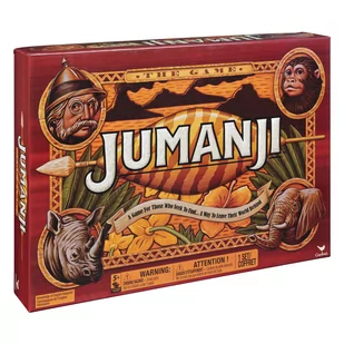 Spin Master CARDINAL GAMES Jumanji wersja drewniana GXP-687195 - Gry planszowe - miniaturka - grafika 1