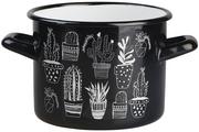 Garnki - Altom CACTUS BLACK GARNEK PROSTY 6,3L ŚR.22CM WYS.16CM CZARNY 5907522830120 - miniaturka - grafika 1