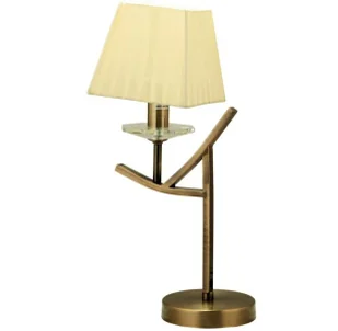 Lampa stołowa z żółtym abażurem - K543 Womo - Lampy stojące - miniaturka - grafika 1