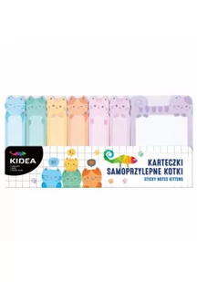 Karteczki samoprzylepne Kotki KIDEA - Pedagogika i dydaktyka - miniaturka - grafika 1