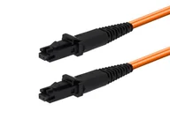 Kable światłowodowe - Microconnect LC/PC-ST/PC 3m kabel optyczny MTRJ MT-RJ OM1 Pomarańczowy - miniaturka - grafika 1