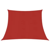 Parasole ogrodowe - vidaXL Lumarko Żagiel przeciwsłoneczny, 160 g/m, czerwony, 4/5x3 m, HDPE! 311655 - miniaturka - grafika 1