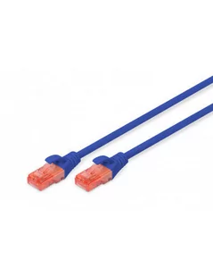 Digitus CAT6 U-UTP Patchk.,0,25m Blau DK-1617-0025/B - Kable miedziane Digitus CAT6 U-UTP Patchk.,0,25m Blau DK-1617-0025/B - Kable miedziane - miniaturka - grafika 2