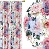 Zasłony - Zasłony Gotowe Na Taśmie Zasłona Na Żabki 140X250 - miniaturka - grafika 1