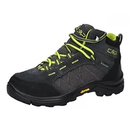 Buty dla chłopców - CMP Kids Thiamat Mid 2.0 Trekking Shoe WP, Unisex-Dla dzieci i młodzieży, Antracyt Limegreen, 37 EU - miniaturka - grafika 1