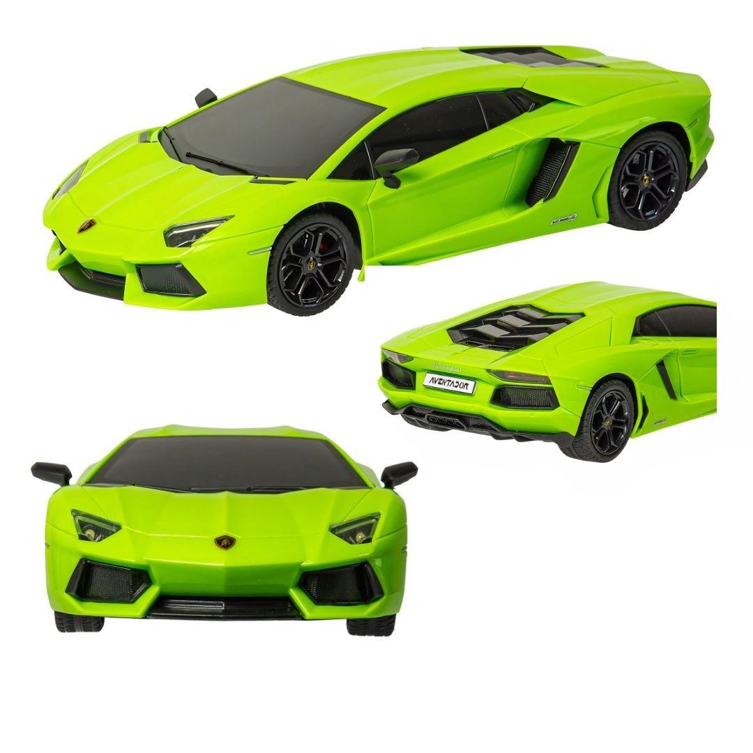 Samochód zdalnie sterowany Lamborghini Aventador RC 1:18 - zielony